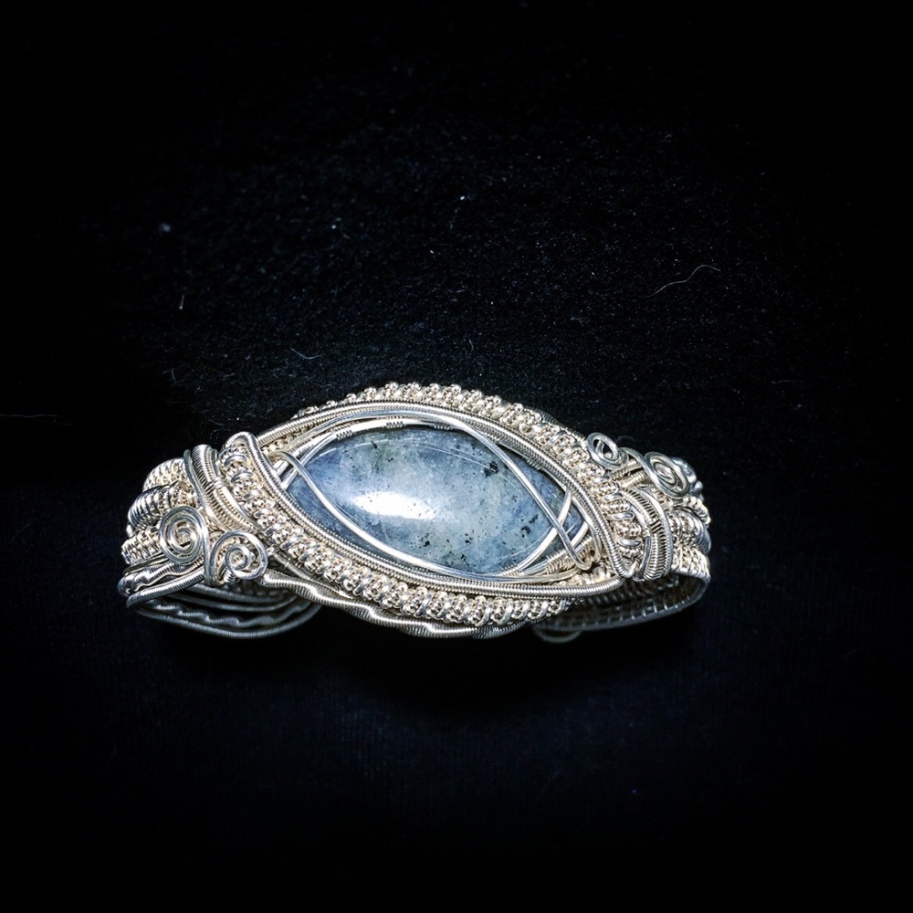 Larvikite bracelet.